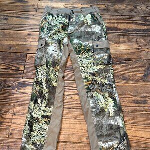 Rustic Ridge Scent Factor Insulated Camo Hunting Cargo Pants Mens Medium Max-1